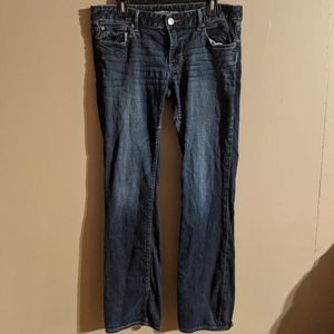 Express Jeans Barely Boot Low Rise Size 10R